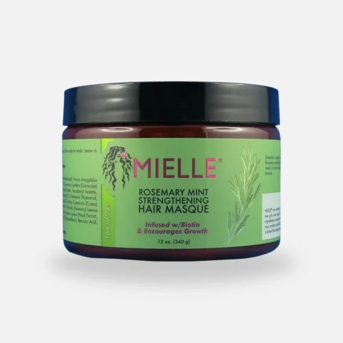 Mielle Organics | Rose Mint Strengthening Hair Masque | 12 Oz